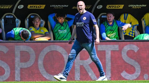 Eintracht-Coach Scherning glaubt an direkten Klassenerhalt