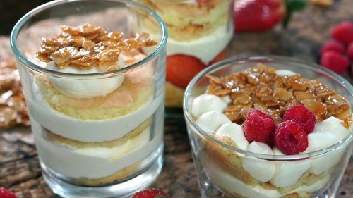 Bienenstich im Glas