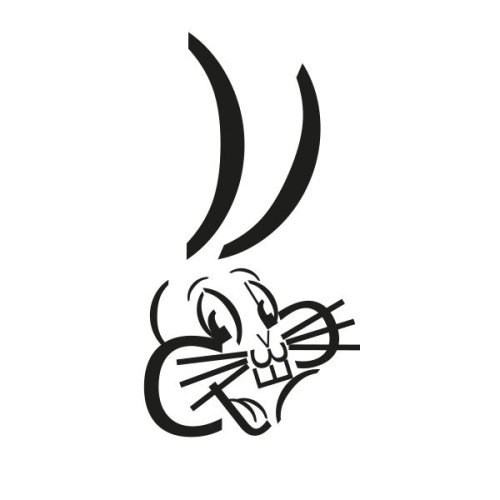 Typographical Looney Tunes Characters