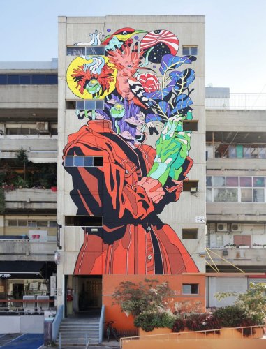 Brazilian Pop Culture Shines In These Vibrant Murals In Jerusalem