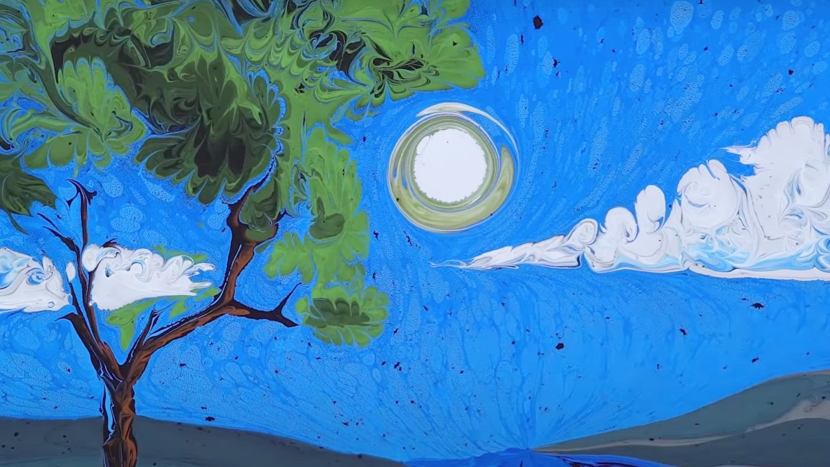 Artist Uses Water to Create Stunning Works