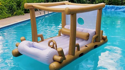 flintstone pool float