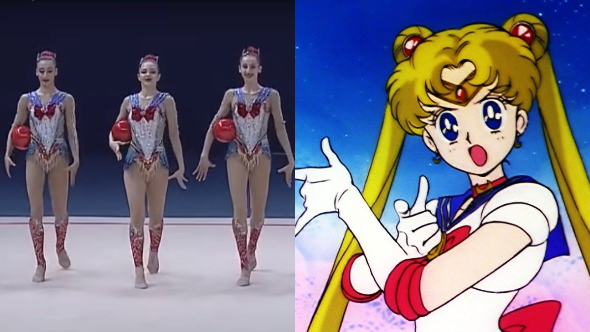 Olympics Sailor Moon Rhythmic Gymnastics Routine Steals Show
