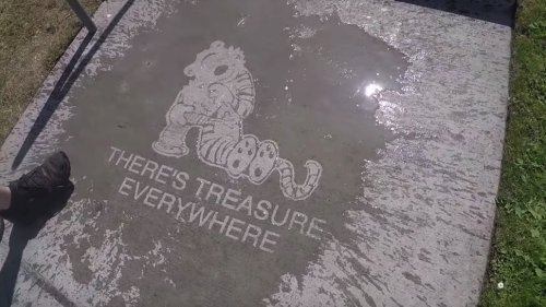 Superhydrophobic Street Art's Beautiful Stains Come out When It Rains
