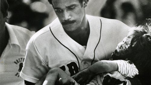 Jim Rice Reunites With Boy He Rescued 40 Years Ago At Fenway Park