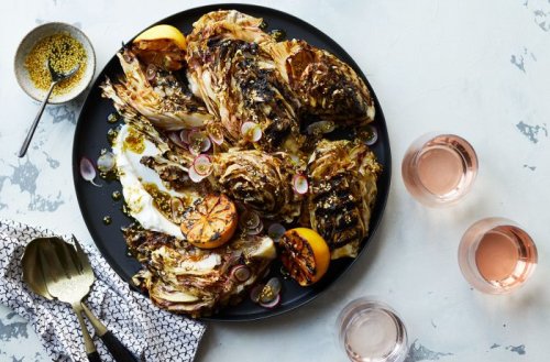 Grilled Radicchio with Labneh and Za’atar Oil