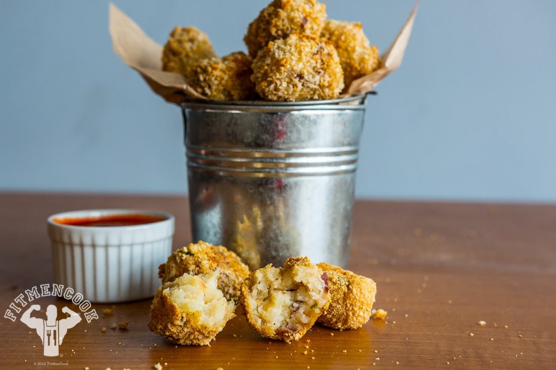 Healthy Mashed Potato Tater Tots Recipe - Fit Men Cook
