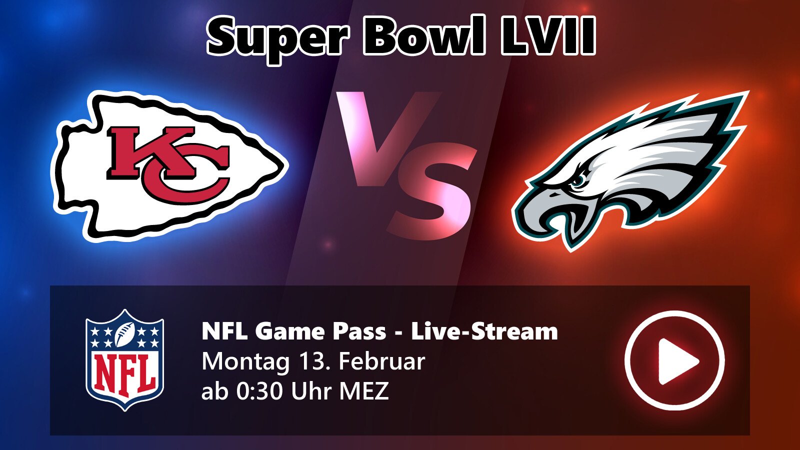 Super Bowl 2023: Mit dem NFL Game Pass das Football-Finale im Live-Stream schauen