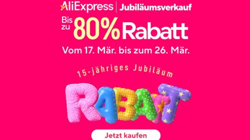 AliExpress-Aktion: China-Preise trotz EU-Lieferung - die besten Deals der Schnäppchen-Party