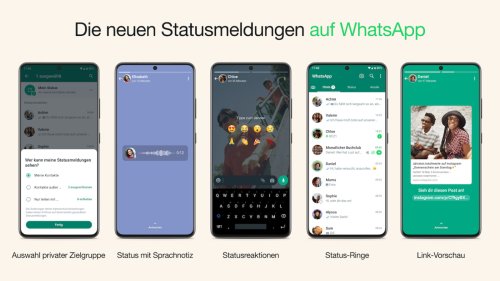 WhatsApp mit großem Update für den Status: Jetzt darf auch hier gequaselt werden