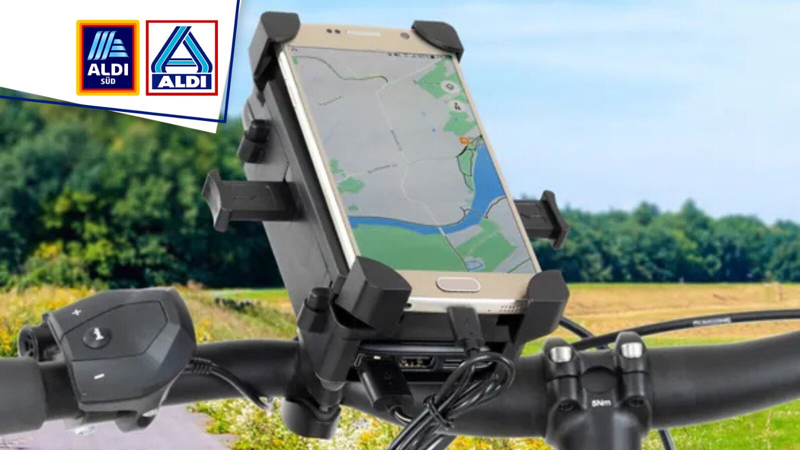 Ab sofort in den Aldi-Filialen: Dieses praktisches Gadget für das Fahrrad löst gleich zwei Probleme für 28 Euro