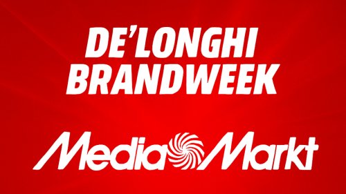 Frisch gebrüht, gekocht, gebügelt - und deutlich günstiger: De'Longhi-Woche bei MediaMarkt gestartet