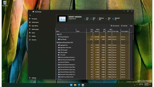 Windows 11 mit neuem Taskmanager: Versteckt, größtenteils kaputt, aber dafür schön