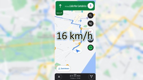 Google Maps: Fahrrad- und Laufgeschwindigkeit einstellen - geht das?