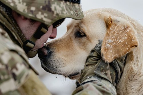 Dogs Sniffing Out PTSD - Neuroscience News