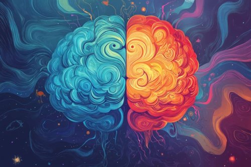 Psychedelics May Shift Brain Power to the Right Hemisphere