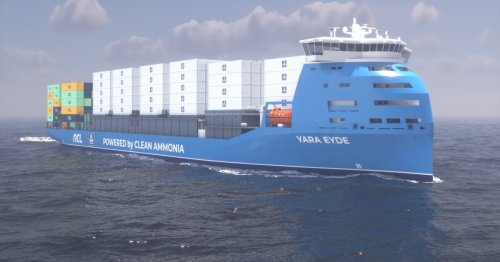 Yara announces world's first clean ammonia-powered container ship