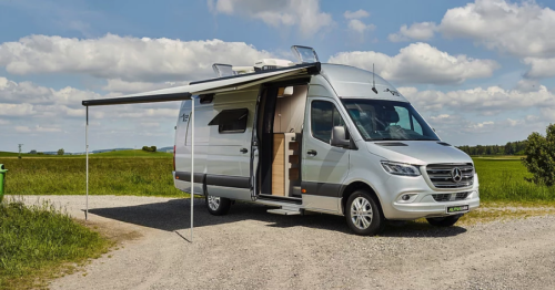 Alphavan turns Sprinter into gorgeous two-bedroom smart camper van