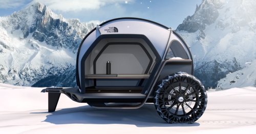 BMW and The North Face team up on cutting edge teardrop tent trailer