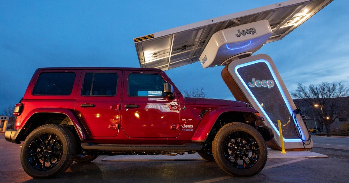 Jeep's trailhead chargers support electrified off-roading