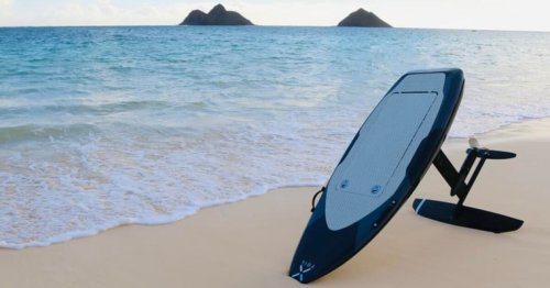XFoil serves as an SUP, powered surfboard and hydrofoiling board