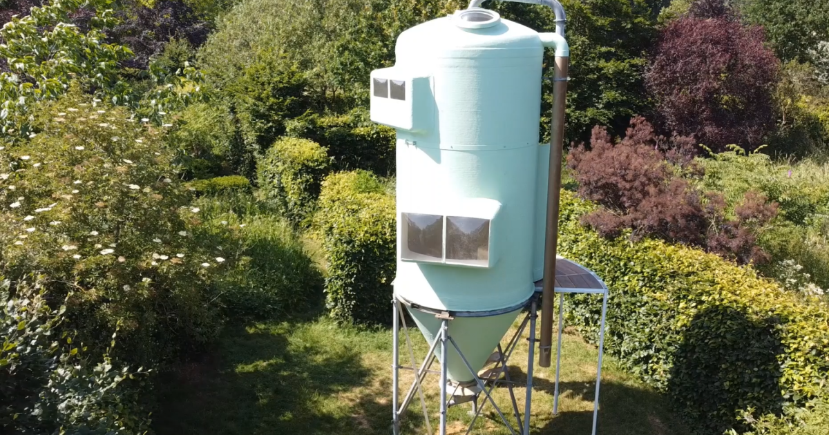 Old grain silo transformed into one-of-a-kind micro-house
