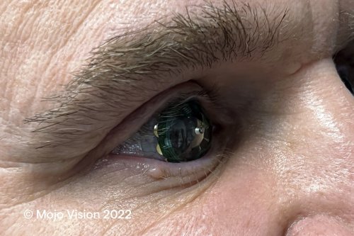CEO test-drives Mojo Vision's smart augmented reality contact lens