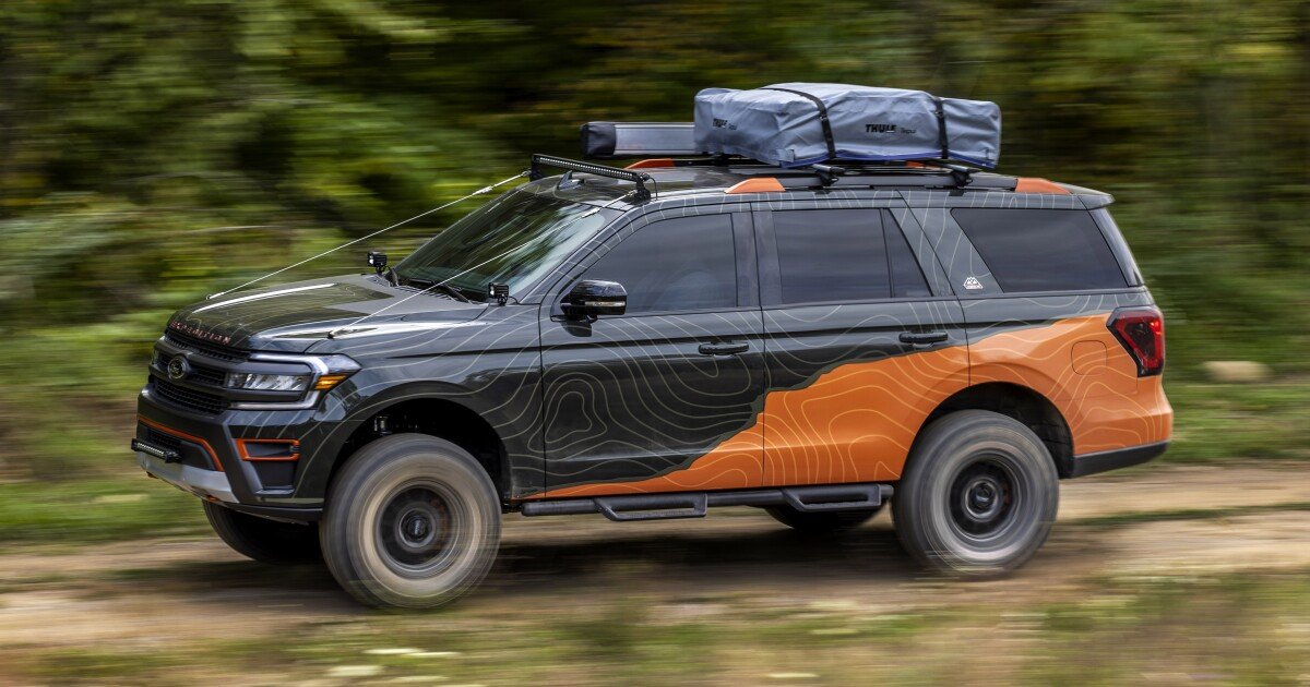 Ford turns Expedition into a four-person concept adventure camper SUV