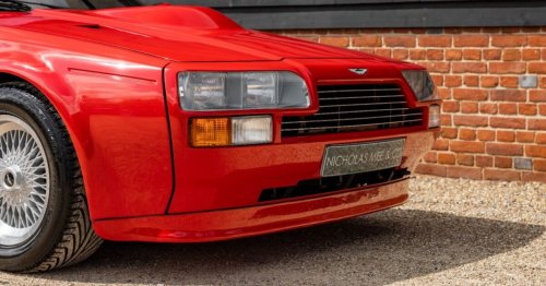 Ultra-rare Aston Martin V8 Vantage Zagato is up for sale