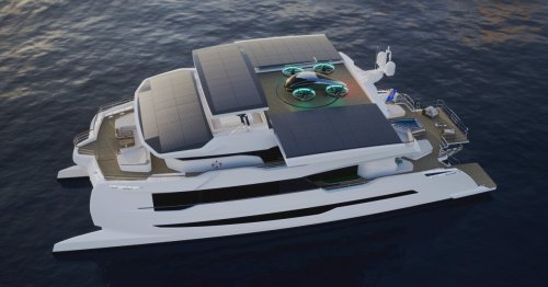 Silent 120 Explorer yacht will accommodate a personal sub and an eVTOL