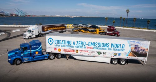 Toyota unveils latest heavy-duty electric fuel-cell truck to haul cargo around LA