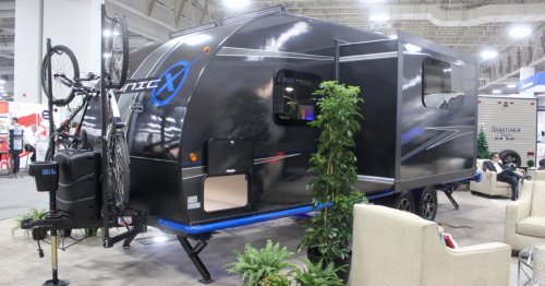 Carbon fiber camping trailer sustains itself off-grid with "endless" power and water