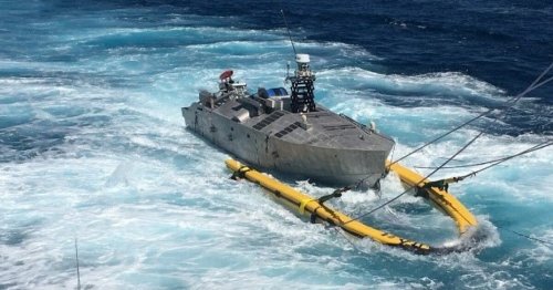 US Navy robotic minesweeper ship declared operational