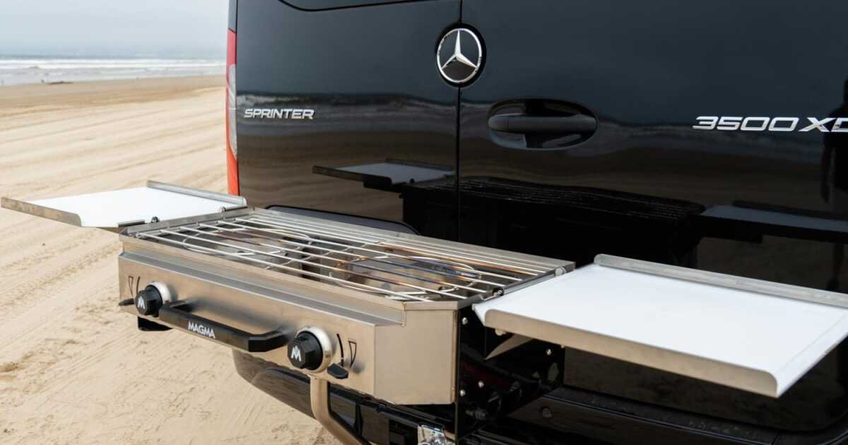 Modular Crossover kitchen hitches serious cooking muscle to an RV