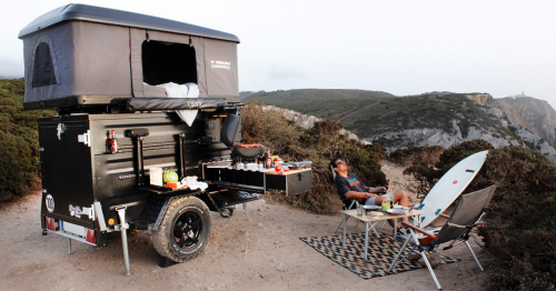 Ultra-moddable camping trailer transforms from cargo crate to micro-RV
