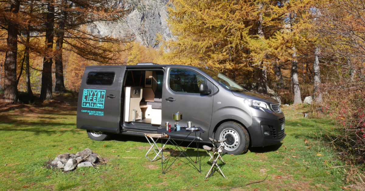 Small, slick French camper van is the bivy of van life