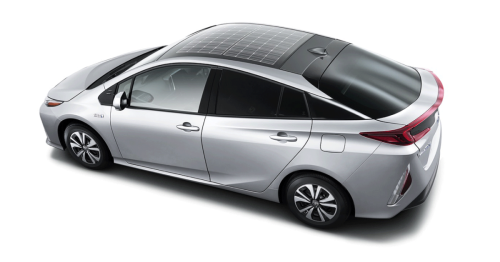 Panasonic develops solar car roof for Prius
