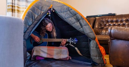 Cozy pop-up Crucoon is like a couch-cushion fort for adults
