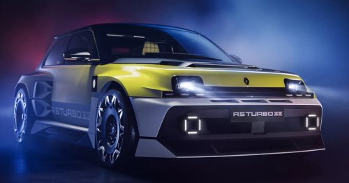 Beastly Renault 5 Turbo 3E rally hatch comes in hot with 3,540 lb.ft