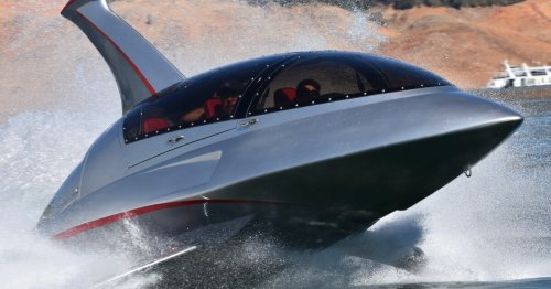 Jet Shark takes multiple passengers on a semi-submersible thrill ride