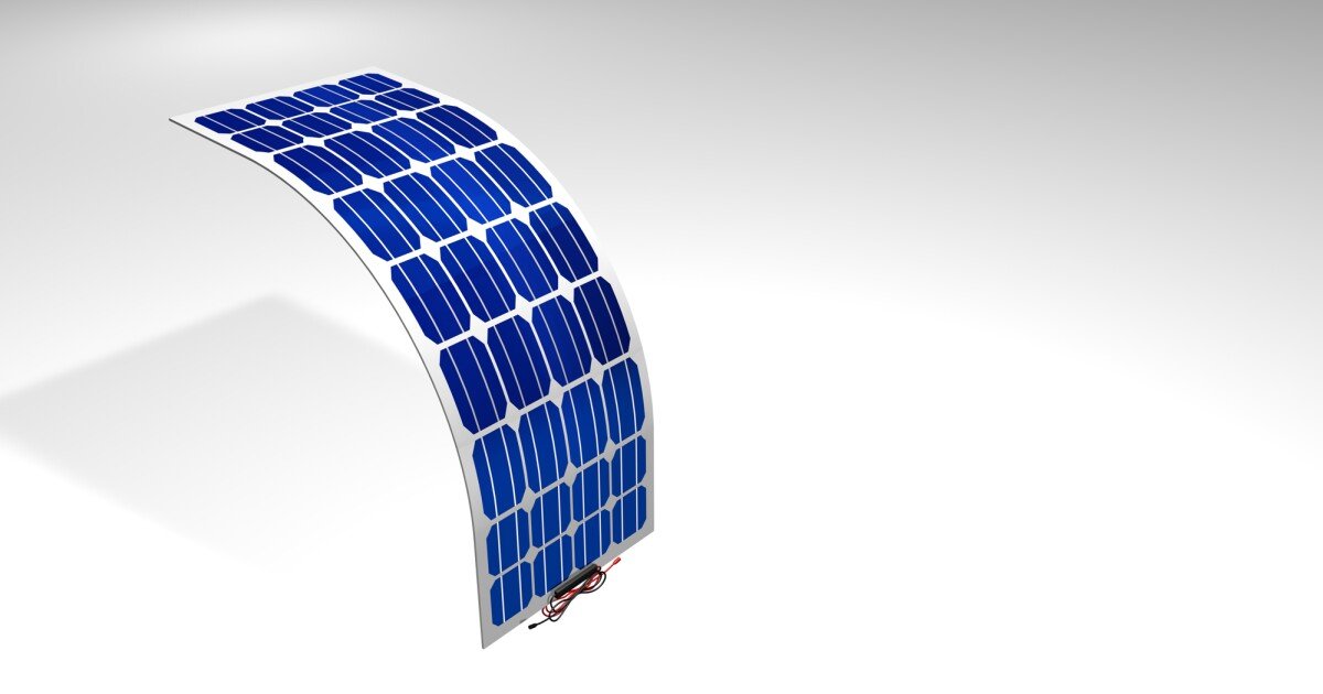 Fully foldable solar cell bends in half without breaking