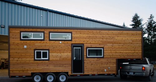 Flexible tiny house is designed with a growing family in mind