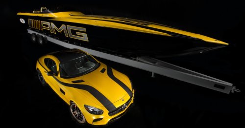 Mercedes-AMG and Cigarette Racing team up on $1.2 million GT S super boat