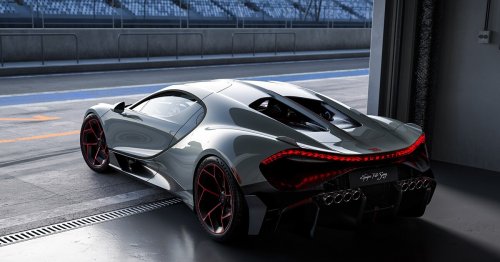 Bugatti finally bolts 8 exhausts onto its $4-million Tourbillon