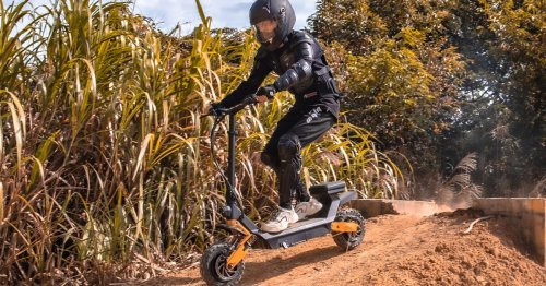 Aptly named Beast combines stand-up e-scooting with sit-down karting