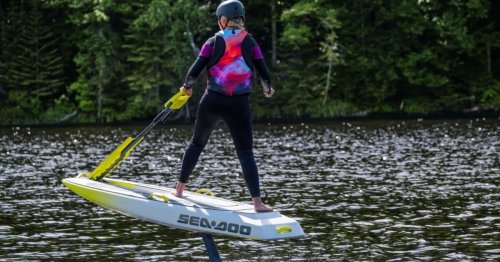 Sea-Doo jumps into the electric hydrofoil board market, with the Rise