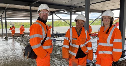World's first graphene-enhanced concrete slab poured in England