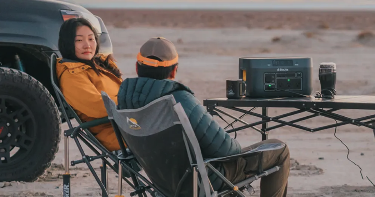 BioLite's BaseCharge power banks pair with solar for life off-grid