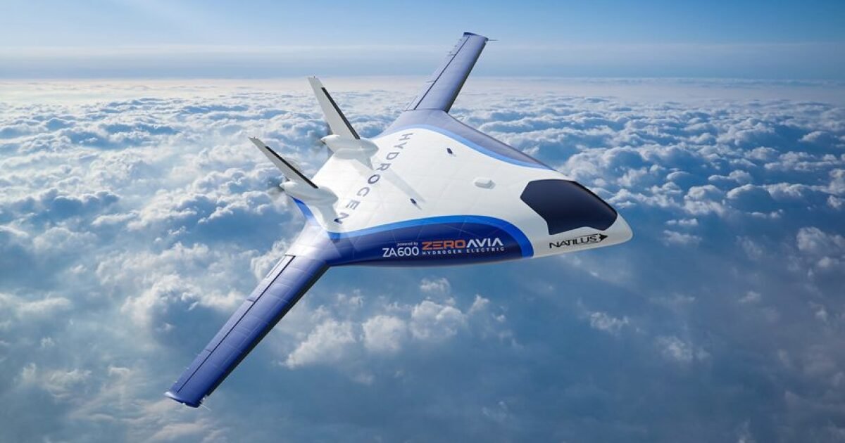 Natilus and Zeroavia team up on hydrogen-powered blended wing aircraft