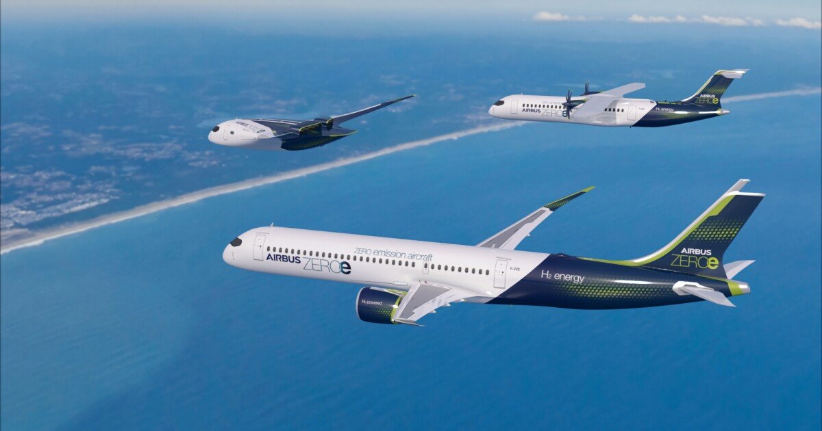 Airbus eyes hydrogen-powered future with commercial aircraft concepts